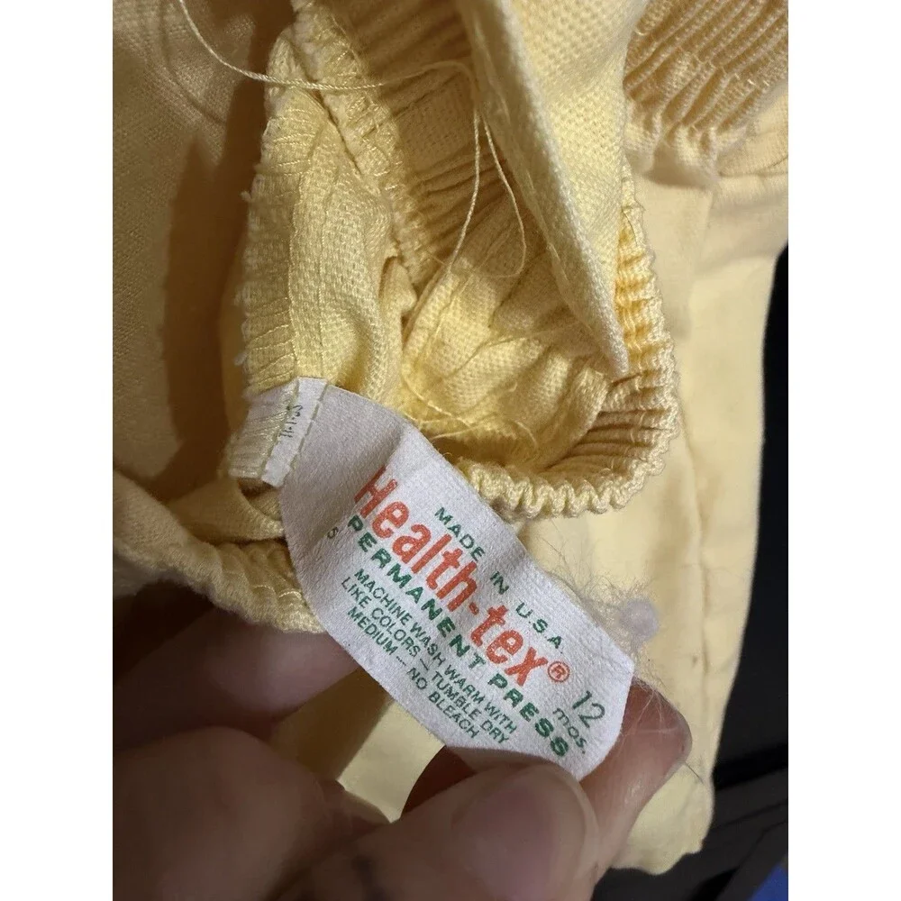 Vintage Health-Tex Baby Outfit Yellow Easter Bunny